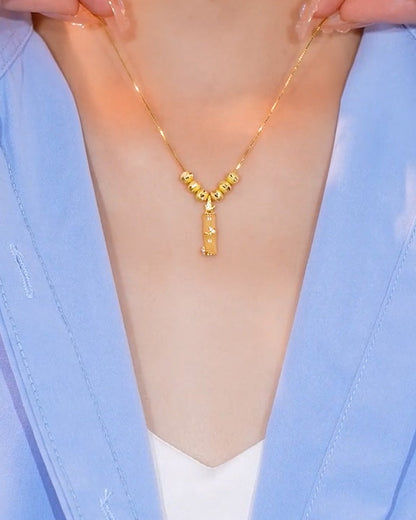 18K Gold Plated Elysian Droplet Necklace