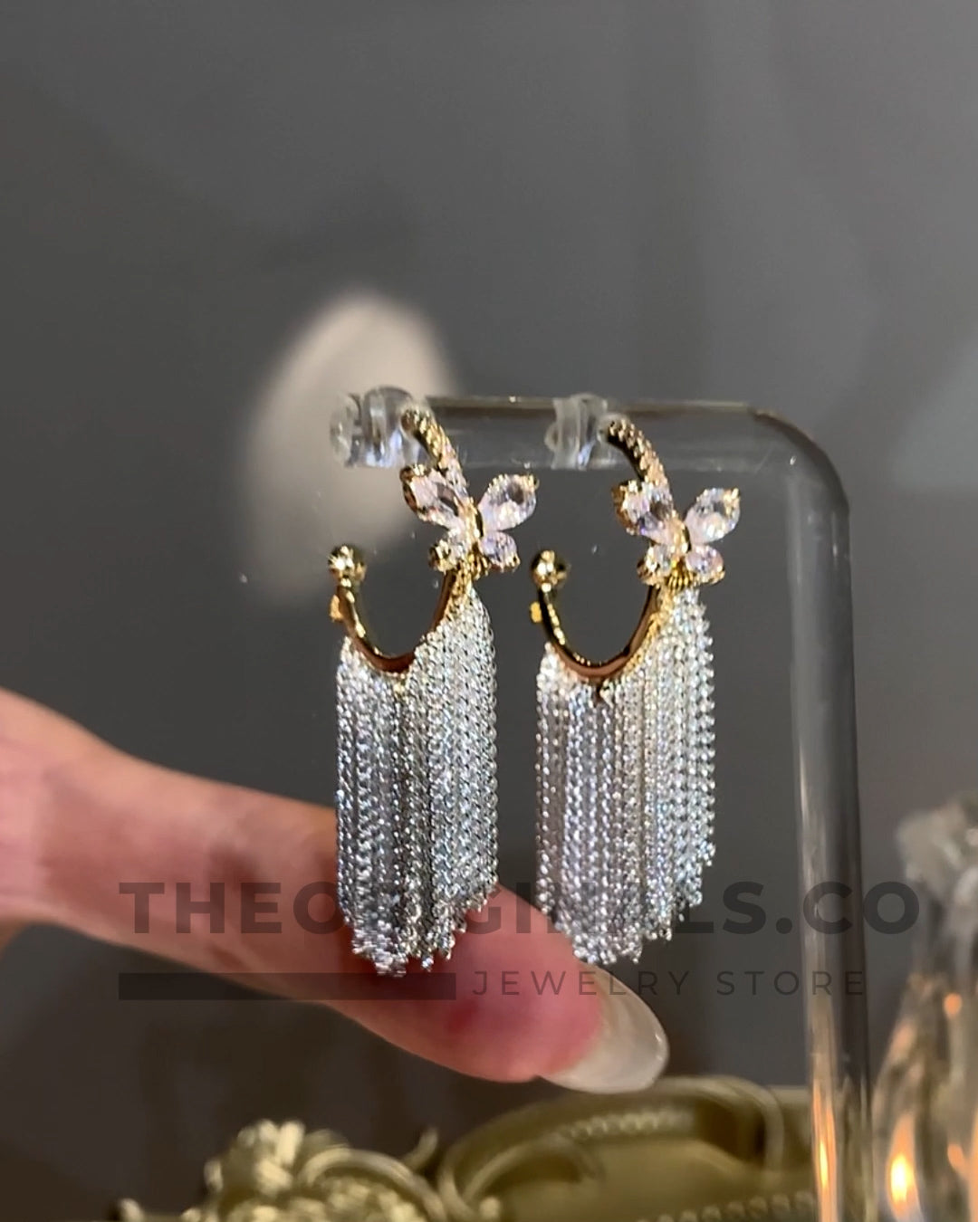 18k Gold Plated Glistening Starlit Nights