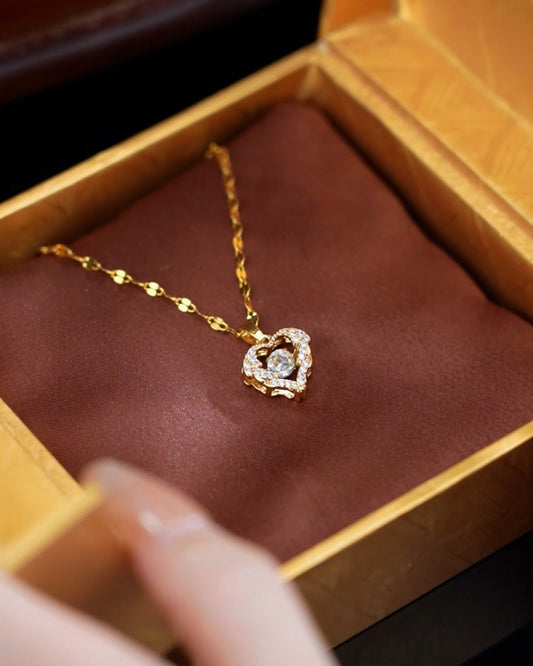 18K Gold Plated Heart Necklace