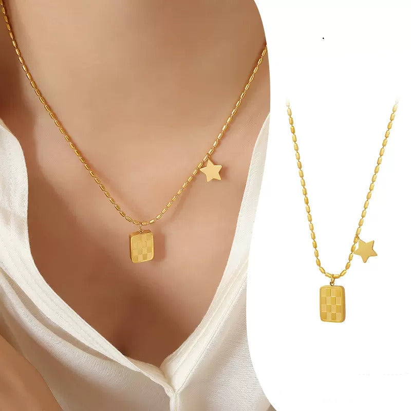 Lumino Buzz Necklace (22K Gold Plated)