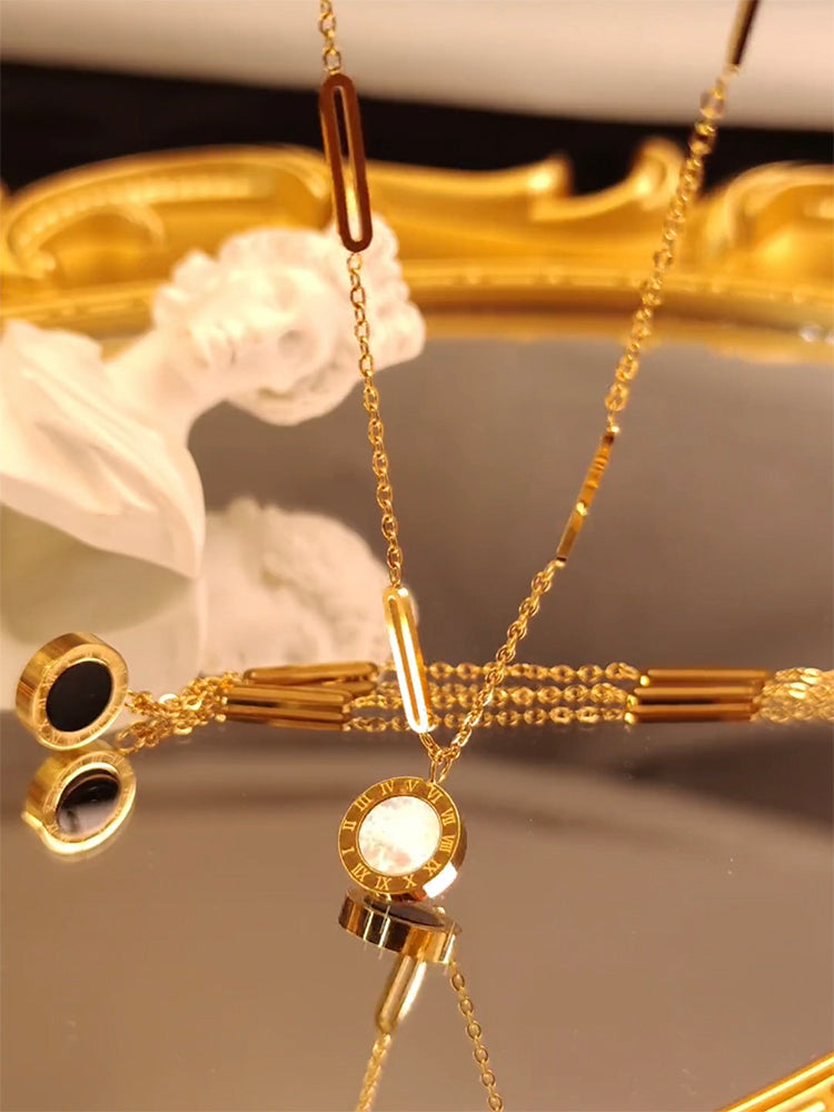 Geometric Necklace (24K GOLD PLATED)