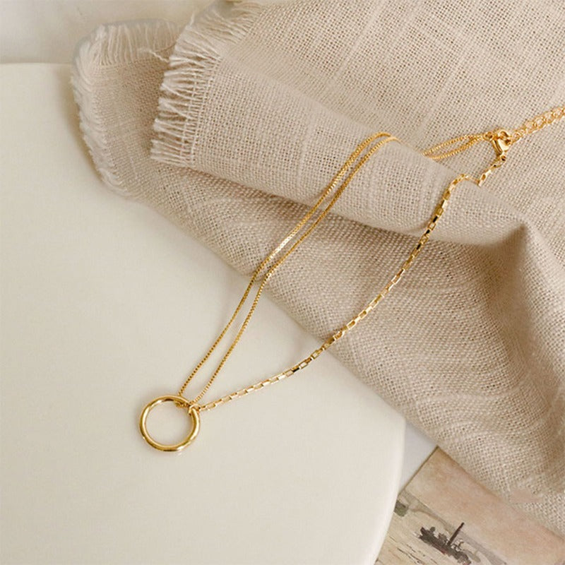 18K Gold Plated Celestial Moonbeam Necklace