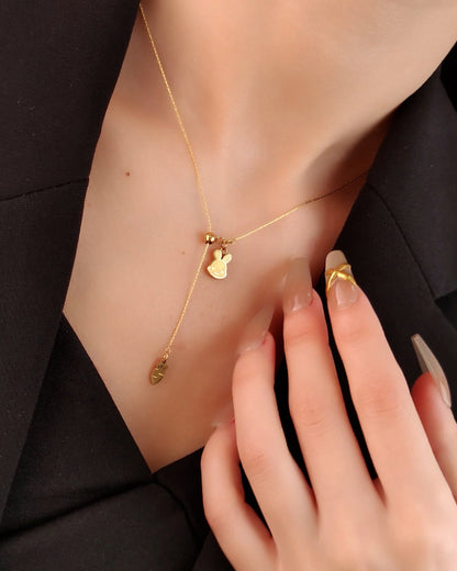 18K Gold Plated Oceanic Elegance Necklace