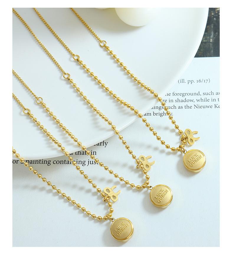 Luck Queen Necklace (24K Gold Plated)