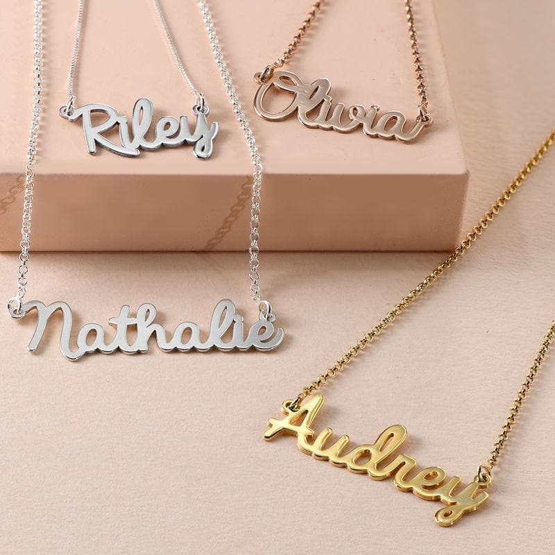 Personalized  Name Necklace in Sterling Silver