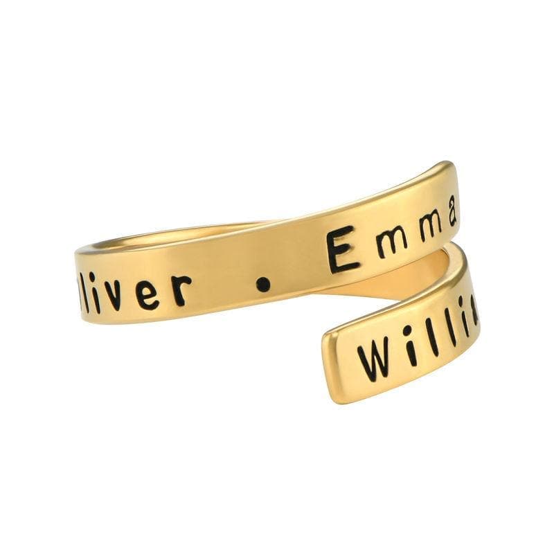 Custom Gold Plated Couple ring