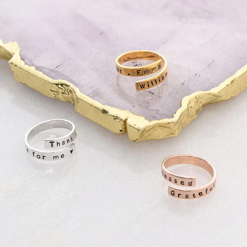 Custom Gold Plated Couple ring